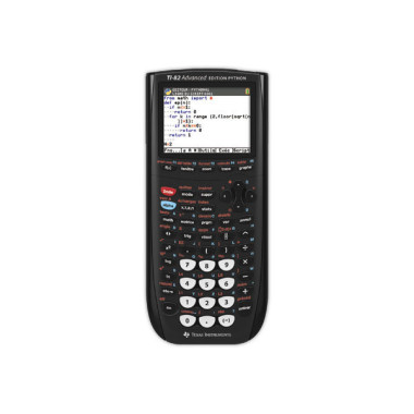Calculatrice TI 82 Advanced Edition Python noir  - Fiducial