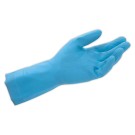 Gants menage latex bleu taille 7  x2 - Fiducial