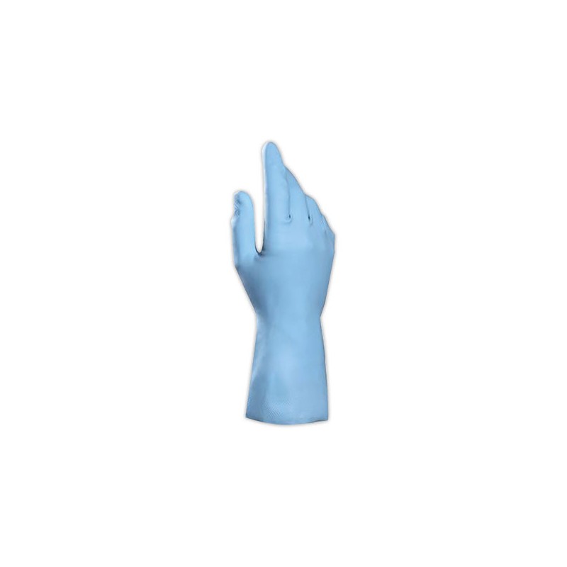 Gants menage latex bleu taille 9  x2 - Fiducial