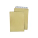 Pochettes kraft brun bande siliconée 162x229 mm 90g  x500 - Fiducial