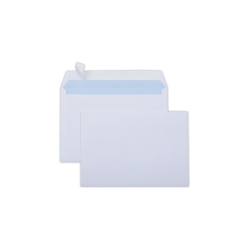 Enveloppes 162x229mm blanches 80g bande siliconée Eco  x500 - Fiducial