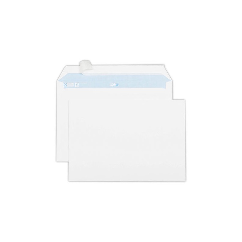 enveloppes blanches 229x324 90 g/m² siliconé  x250 - Fiducial