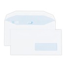 Enveloppes mise sous pli auto gommées 114x229mm 75g fenêtre 35x100  x1000 - Fiducial