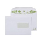 Enveloppes mise sous pli automatique blanches, 162x229, fenêtre 45x100  x500 - Fiducial