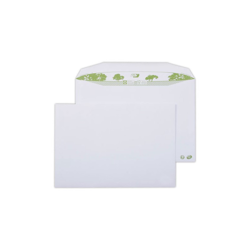 enveloppes MSPA extra blnches 229x324 mm 100% recycl 80g bande gommée  x250 - Fiducial
