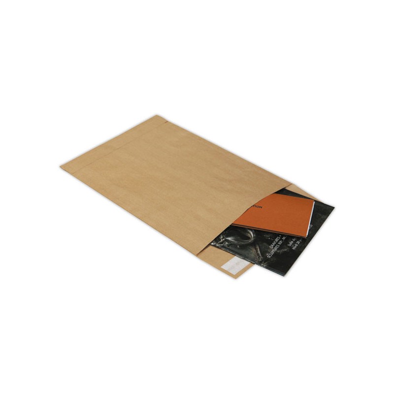 Pochettes kraft brun adour bande siliconée 162x229 mm sans fenêtre 90g  x500 - Fiducial