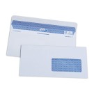 Enveloppes Secure blanches 112x225 mm Fenêtre 45X100 mm 90g  x100 - Fiducial