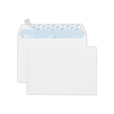 enveloppes blanches C5 162x229 80 g bande siliconée  x50 - Fiducial