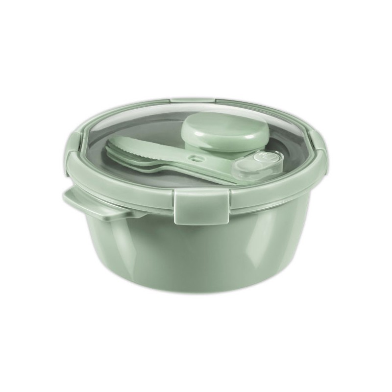 Boîte alimentaire hémertique ronde 1,6L avec couverts - Curver  - Fiducial