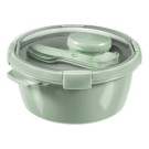 Boîte alimentaire hémertique ronde 1,6L avec couverts - Curver  - Fiducial