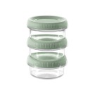 Boîtes à sauce Smart to go CURVER - vert  x3 - Fiducial