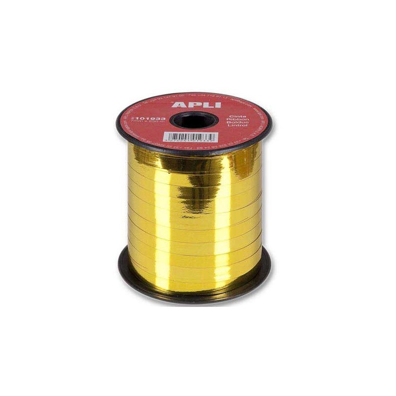 Rouleaux de ruban Bolduc Or 7 mm x 250m  x2 - Fiducial