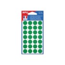 168 pastilles gommettes de signalisation rondes, Diamètre  15 mm, vert  - Fiducial