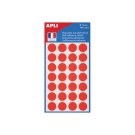 168 pastilles gommettes de signalisation rondes, Diamètre 15 mm, rouge  - Fiducial