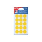90 pastilles gommettes de signalisation rondes, Diamètre 19 mm, jaune  - Fiducial