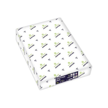Ramette de 500 feuilles de papier blanc recyclé 100% EVERCOPY+ A3 80g  x5 - Fiducial