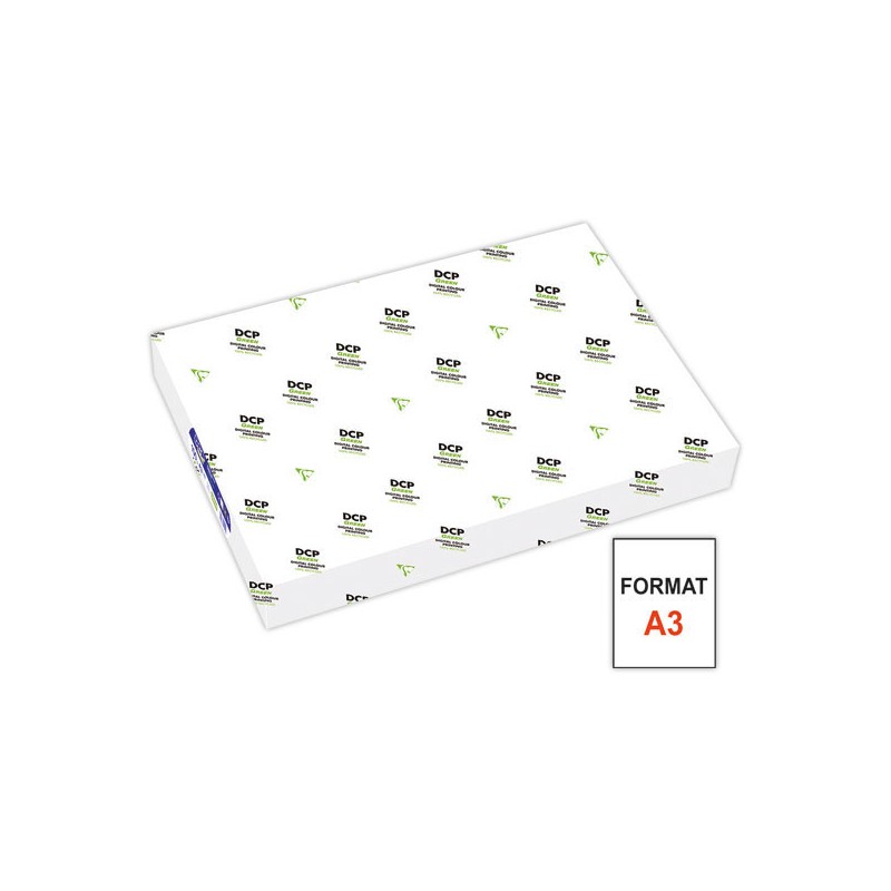 Ramette de 500 feuilles papier blanc laser CLAIREFONTAINE DCP A3 100g  - Fiducial