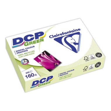 Ramette de 250 feuilles papier blanc laser CLAIREFONTAINE DCP A4 160g  - Fiducial