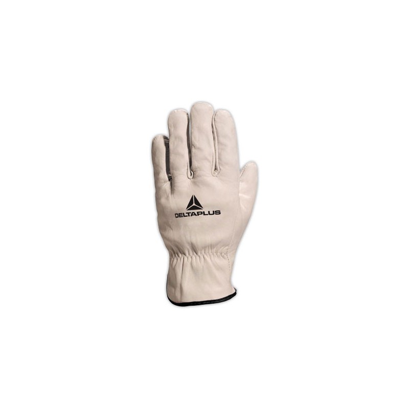 Gants cuir manutention lourde - taille8  x2 - Fiducial