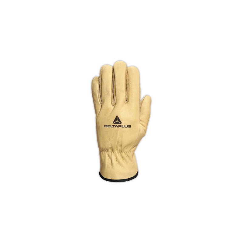 Gants cuir hyrdrofuge de manutention lourde - taille 9  x2 - Fiducial