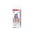Rollers pointe métal UNI-BALL Eye 157-Ecriture moyenne en pochette  x5 - Fiducial