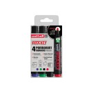Marqueurs permanents UNI BALL PROCKEY PM 122 pointe ogive  x4 - Fiducial