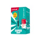 Rollers uni-ball SIGNO 207 + 12 recharges dont 6 gratuites. Noir  - Fiducial