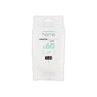 Lingettes humidifiées multi-usage HOME  x60 - Fiducial