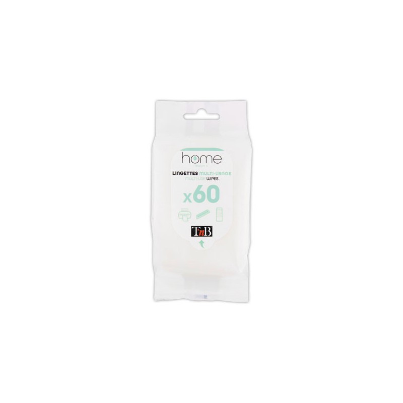 Lingettes humidifiées multi-usage HOME  x60 - Fiducial