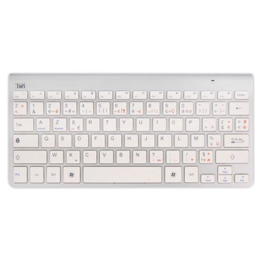 Clavier bluetooth 3.0 universel - blanc  - Fiducial