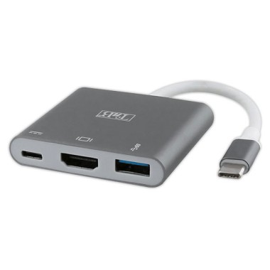 Adaptateur Vidéo Multiport Type C versHDMI/ USB 3.1 / Type C PD2  - Fiducial