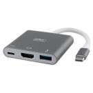 Adaptateur Vidéo Multiport Type C versHDMI/ USB 3.1 / Type C PD2  - Fiducial