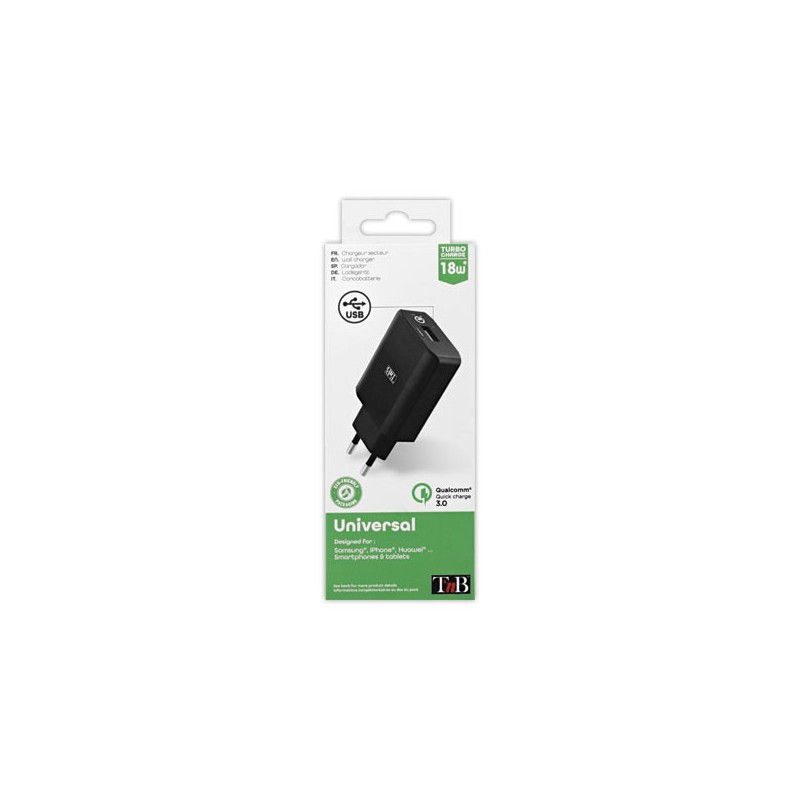 Chargeur secteur USB QC 3.0  - Fiducial