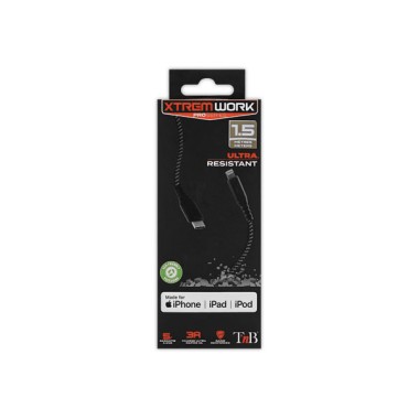 XTREMWORK - Câble USB-C/Lightning - 1.50m  - Fiducial