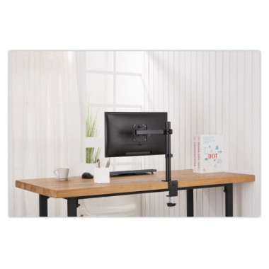 Bras porte-écran simple Ergo Line Noir  - Fiducial