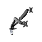Bras porte-écran double articulé Ergo Line Noir  - Fiducial