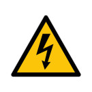 Adhésif sol anti-dérapant danger électricité  - Fiducial