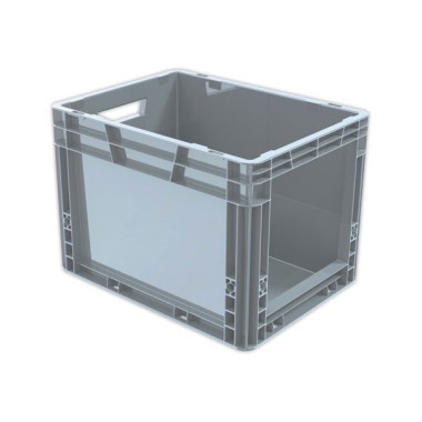 Bac picking avec ouverture large gris 25L  - Fiducial
