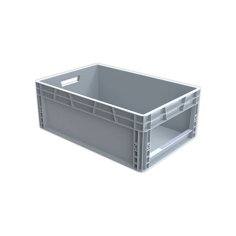 Bac picking avec ouverture large gris 45L  - Fiducial