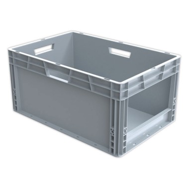 Bac picking avec ouverture large gris 55L  - Fiducial