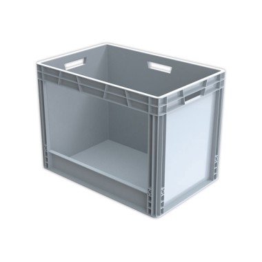 Bac picking avec ouverture longueur gris 90L  - Fiducial