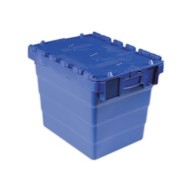 Bac navette gerbable 27 litres bleu  - Fiducial