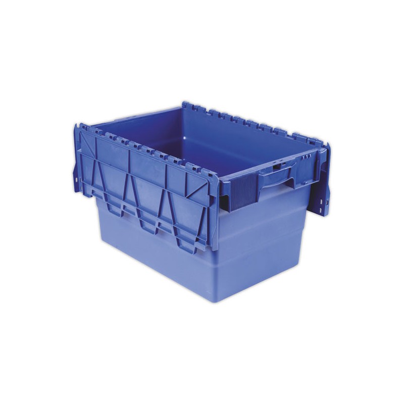 Bac navette gerbable 64 litres bleu  - Fiducial