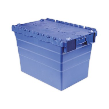 Bac navette gerbable 78 litres bleu  - Fiducial