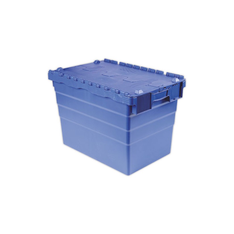 Bac navette gerbable 78 litres bleu  - Fiducial