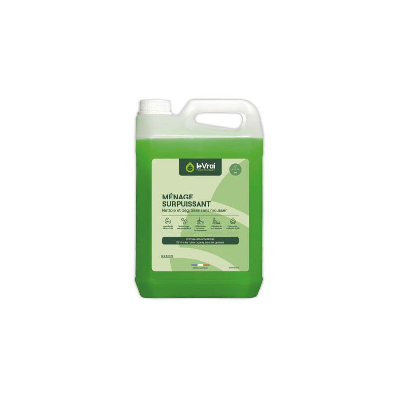 Nettoyant sols et surfaces MENAGE SURPUISSANT 5L  - Fiducial