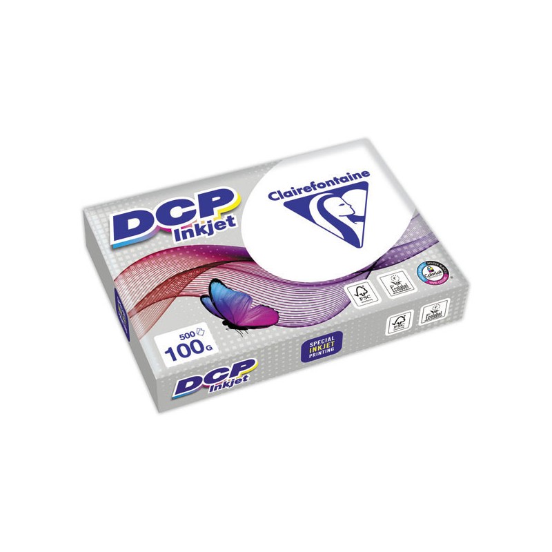 Papier DCP Inkjet blanc A4 100G - 500 feuilles  - Fiducial
