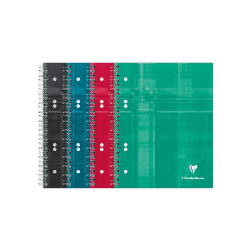 Cahier spirale Clairefontaine perforé Bind'O Block A5+, 5x5, 180 pages  - Fiducial