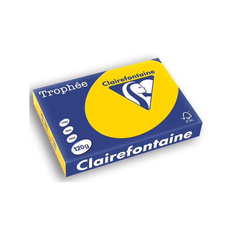 Ramette de 250 feuilles de papier Trophée A4 120g bouton d'or  - Fiducial