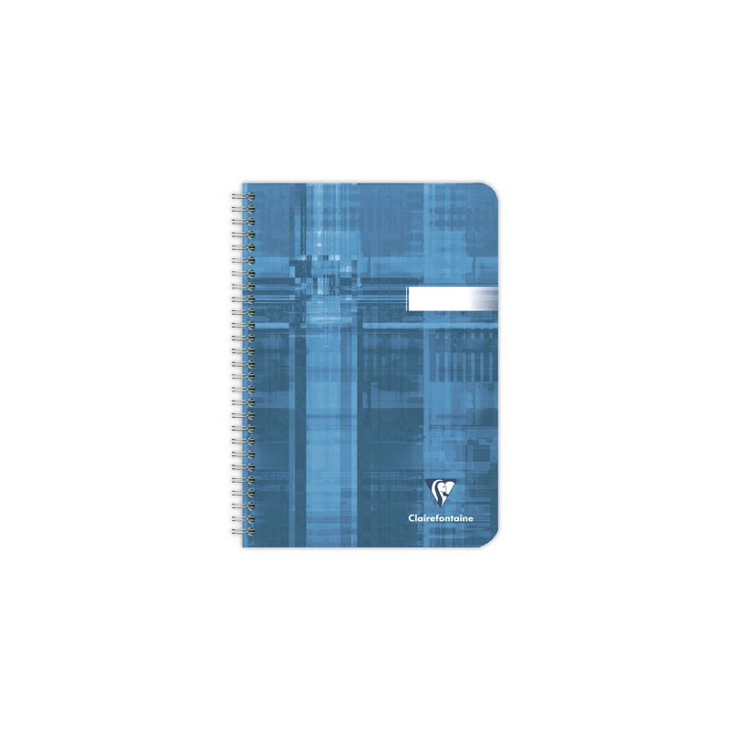 Cahier spirale Clairefontaine 90g, 17x22 cm, 100 pages, seyes  - Fiducial